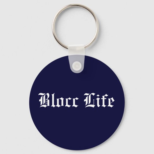 Blocc Life Sleutelhanger (Voorkant)