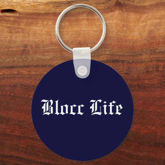 Blocc Life Sleutelhanger (Voorkant)