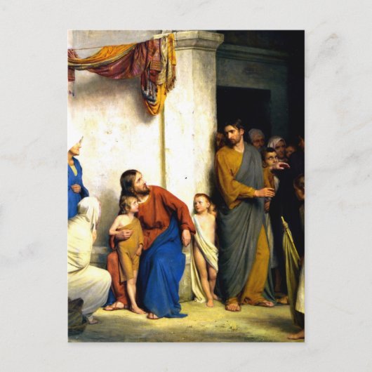 Bloch - Laat de kleine kinderen me op komen Briefkaart (Voorkant)