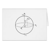 Bloch Sphere | Quantum Bit (Qubit) Natuurkunde/Wis (Voorkant Horizontaal)