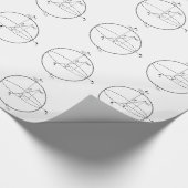 Bloch Sphere | Quantum Bit (Qubit) Natuurkunde/Wis Cadeaupapier (Hoek)