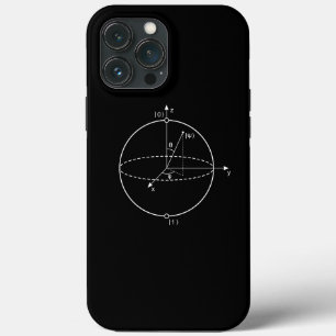 Bloch Sphere   Quantum Bit (Qubit) Natuurkunde/Wis Case-Mate iPhone Case