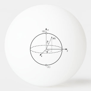 Bloch Sphere Quantum Bit (Qubit) Natuurkunde/Wis Pingpongbal