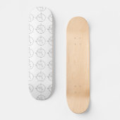 Bloch Sphere | Quantum Bit (Qubit) Natuurkunde/Wis Skateboard (Voorkant)
