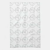 Bloch Sphere | Quantum Bit (Qubit) Natuurkunde/Wis Theedoek (Verticaal)