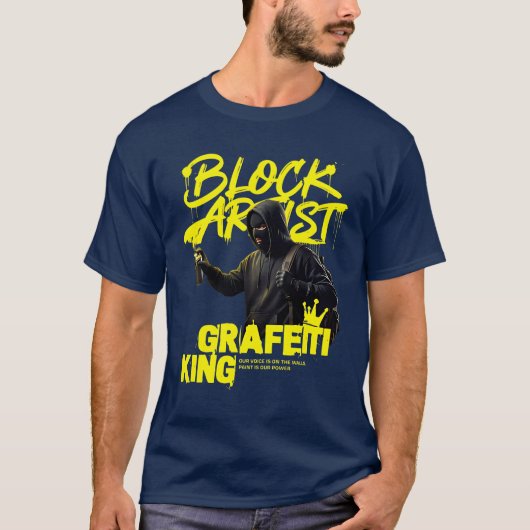 Block Artist – Graffiti King Tee T-shirt (Voorkant)