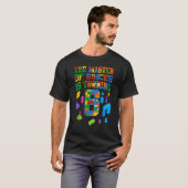 Block Building Game Master of Bricks draaien 6 B T-shirt (Voorkant volledig)