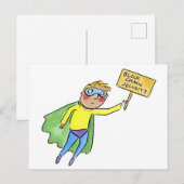 Block Chain Security Briefkaart (Voorkant / Achterkant)