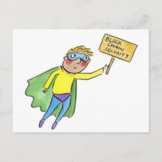Block Chain Security Briefkaart