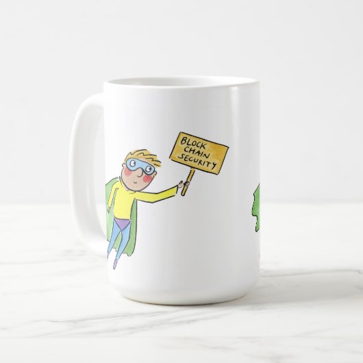 Block Chain Security Koffiemok (Voorkant links)