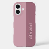 Block Colours With Personalization Case-Mate iPhone Case (Achterkant)