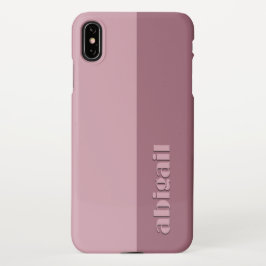 Block Colours With Personalization iPhone XS Max Hoesje