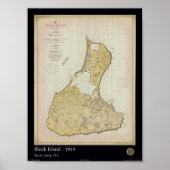 Block Island 1914 Poster (Voorkant)