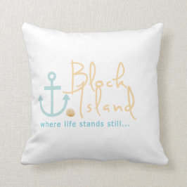 Block Island Anchor Pillow Kussen