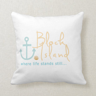 Block Island Anchor Pillow Kussen