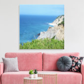 Block Island Bluffs - Block Island, Rhode Island Canvas Afdruk (Insitu (Woonkamer))
