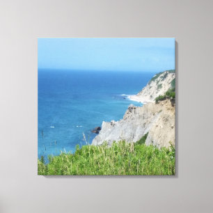 Block Island Bluffs - Block Island, Rhode Island Canvas Afdruk