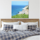 Block Island Bluffs - Block Island, Rhode Island Canvas Afdruk (Insitu (Slaapkamer))