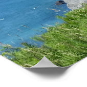 Block Island Bluffs - Block Island, Rhode Island Poster (Hoek)
