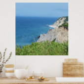 Block Island Bluffs - Block Island, Rhode Island Poster (Keuken)