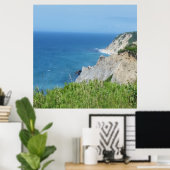 Block Island Bluffs - Block Island, Rhode Island Poster (Thuiskantoor)