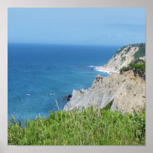 Block Island Bluffs - Block Island, Rhode Island Poster (Voorkant)