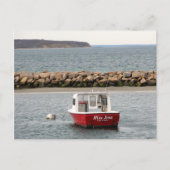 Block Island Boat Briefkaart (Voorkant)