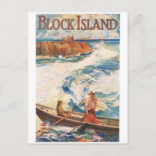 Block Island Briefkaart (Voorkant)