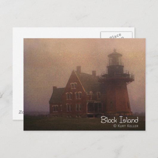 Block Island Briefkaart (Voorkant / Achterkant)