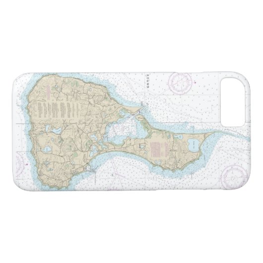 Block Island Case-Mate iPhone Case (Achterkant (Horizontaal))