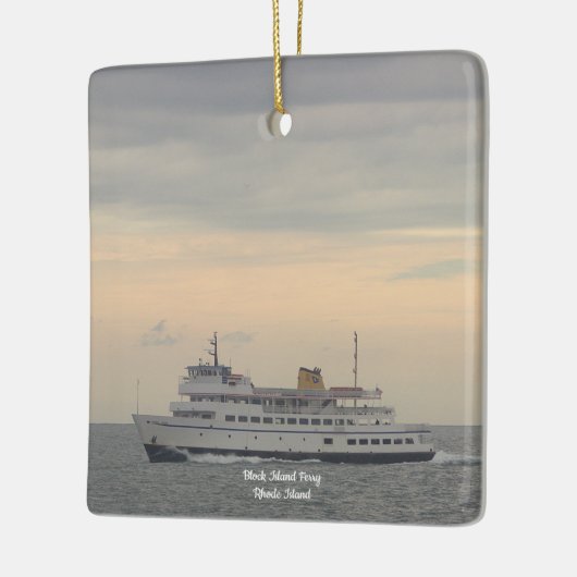 Block Island Ferry Rhode Island Ornament (Links)