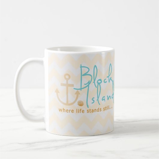 Block Island Gift Mok (Links)