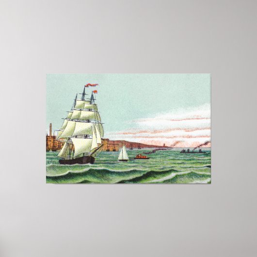Block Island Grote Ingepakte Canvas Afdruk (Voorkant)