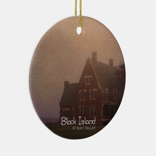 Block Island Keramisch Ornament (Rechts)