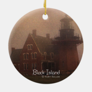Block Island Keramisch Ornament