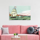 Block Island Kleine Ingepakte Canvas Afdruk (Insitu (Woonkamer))