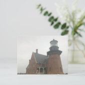 Block Island Lighthouse Briefkaart (Staand voorkant)