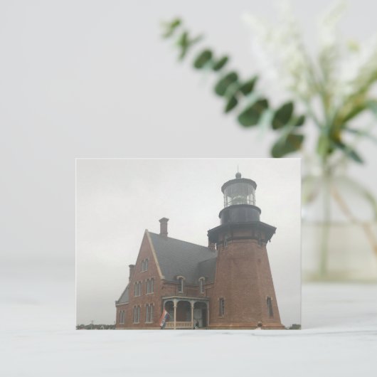 Block Island Lighthouse Briefkaart (Staand voorkant)