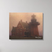 Block Island Lighthouse Canvas (Voorkant)