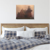 Block Island Lighthouse Canvas (Insitu (Slaapkamer))