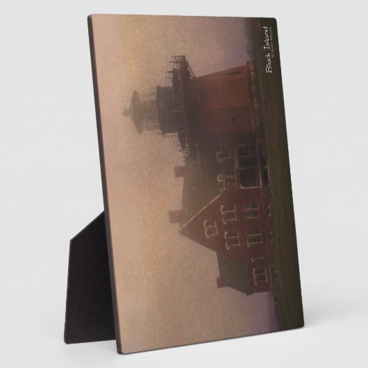 Block Island Lighthouse Fotoplaat (Zijkant)