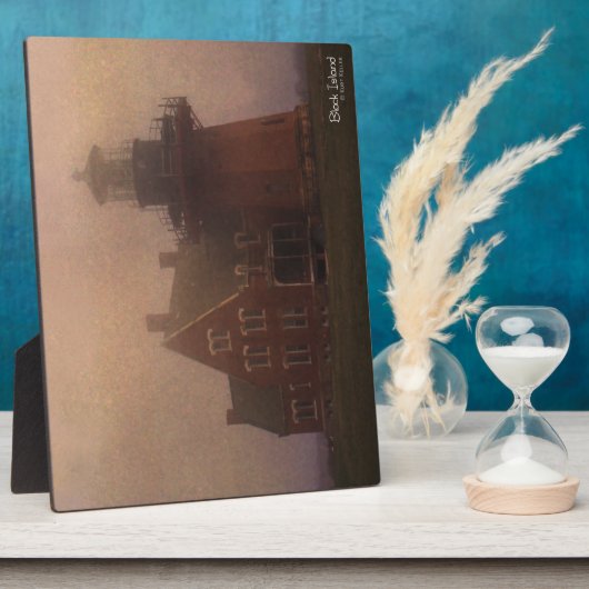 Block Island Lighthouse Fotoplaat (Zijkant)