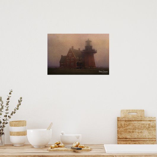 Block Island Lighthouse Poster (Keuken)