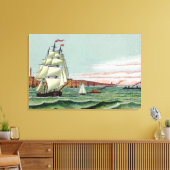 Block Island Medium Ingepakt Canvas Afdruk (Insitu (Woonkamer))