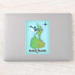 Block Island New Shoreham, Rhode Island Sticker