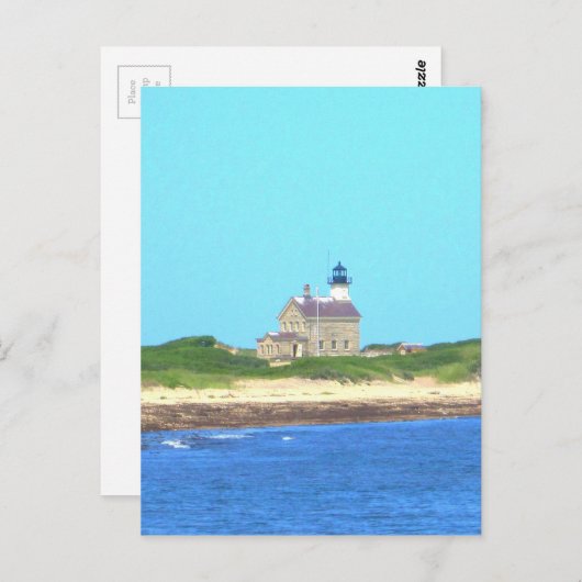Block Island North Light Briefkaart (Voorkant / Achterkant)