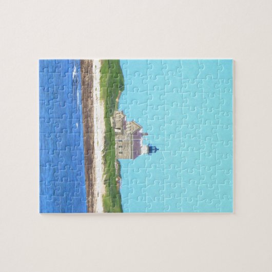 Block Island North Light Legpuzzel (Horizontaal)