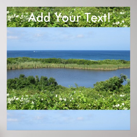 Block Island Pond 1 Poster (Voorkant)