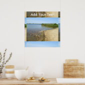 Block Island Pond 2 Poster (Keuken)