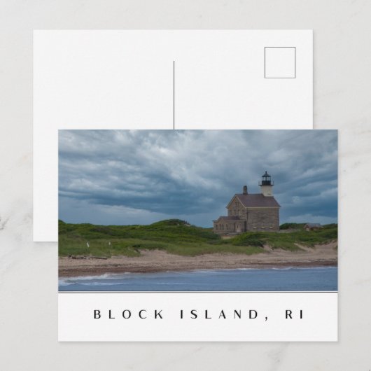 Block Island, Rhode Island Briefkaart (Voorkant / Achterkant)